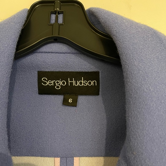 Sergio Hudson Safari Stretch-wool Skirt Suit - Size 6 - Picture 4 of 15